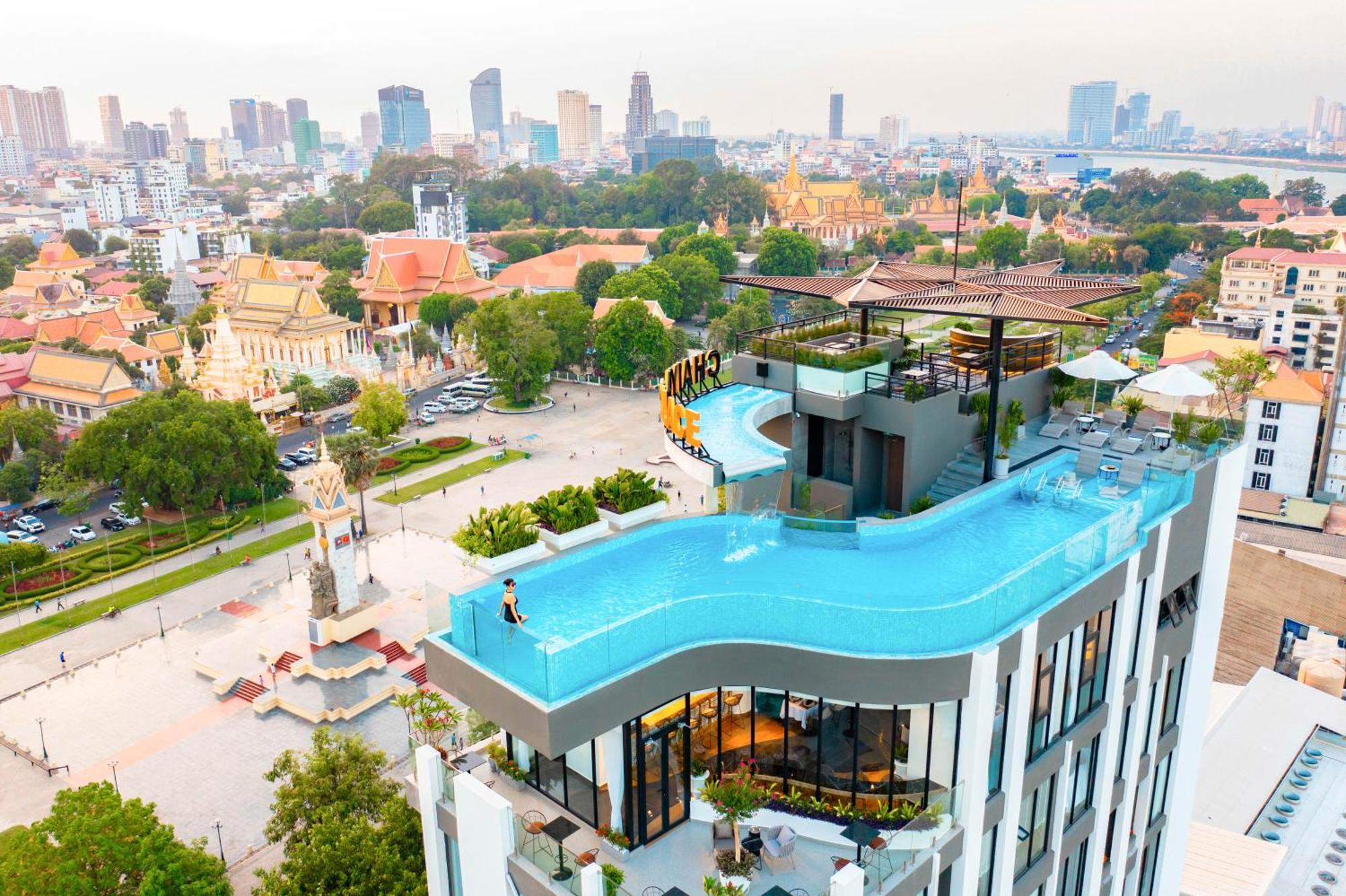 Chaiya Palace Hotel Phnom Pen Exterior foto